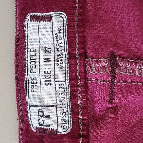 RARE! Free People 16.5" EXTREME FLARE! NWOT! Y2K Corduroy Low Rise Flared Jeans! - Picture 11 of 16